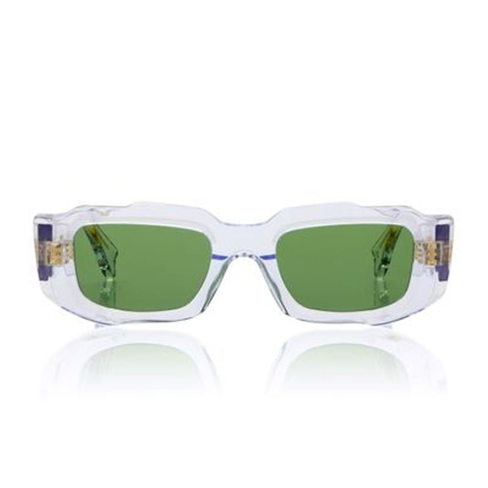 Monokol Concept Eyewear Mk285 Squared Crystal Acetate Sunglasses