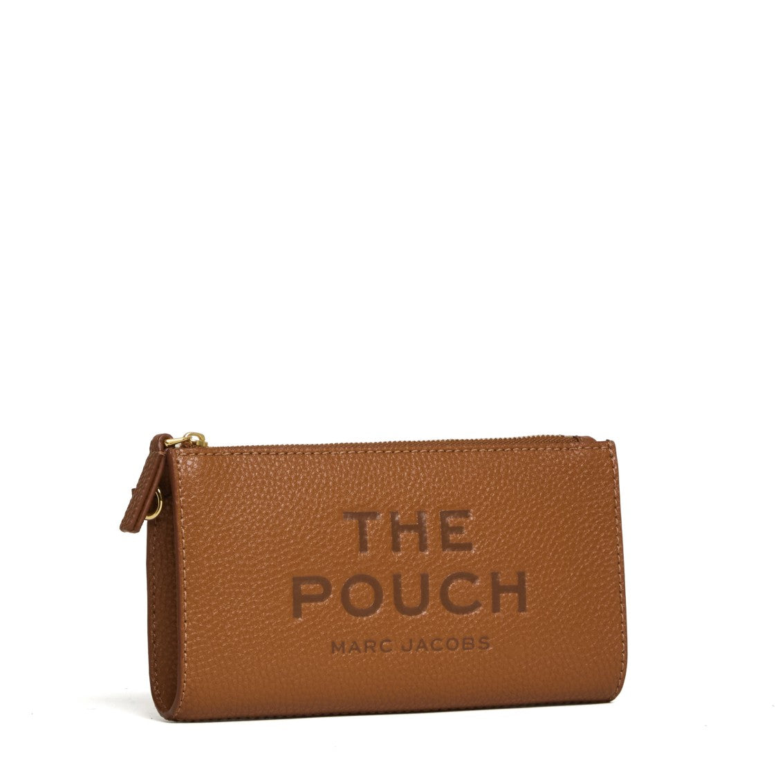 Marc Jacobs Textured Leather Pouch With Zip Closure