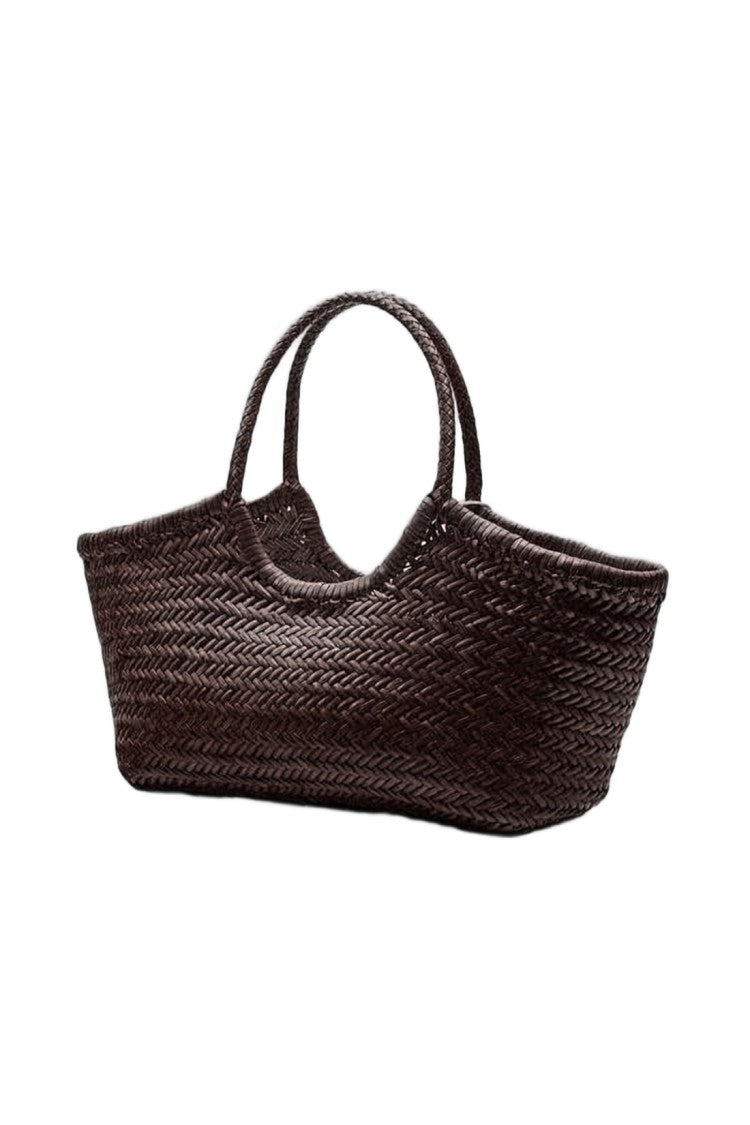 Dragon Diffusion Woven Buffalo Leather Shoulder Bag