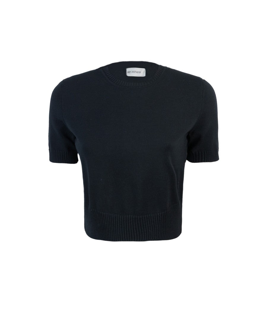 Sportmax Bettina Crop Sweater - Black
