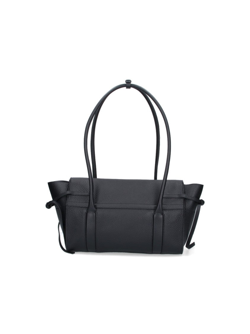 Mulberry Elongated Rectangular Black Mulberry Handbag