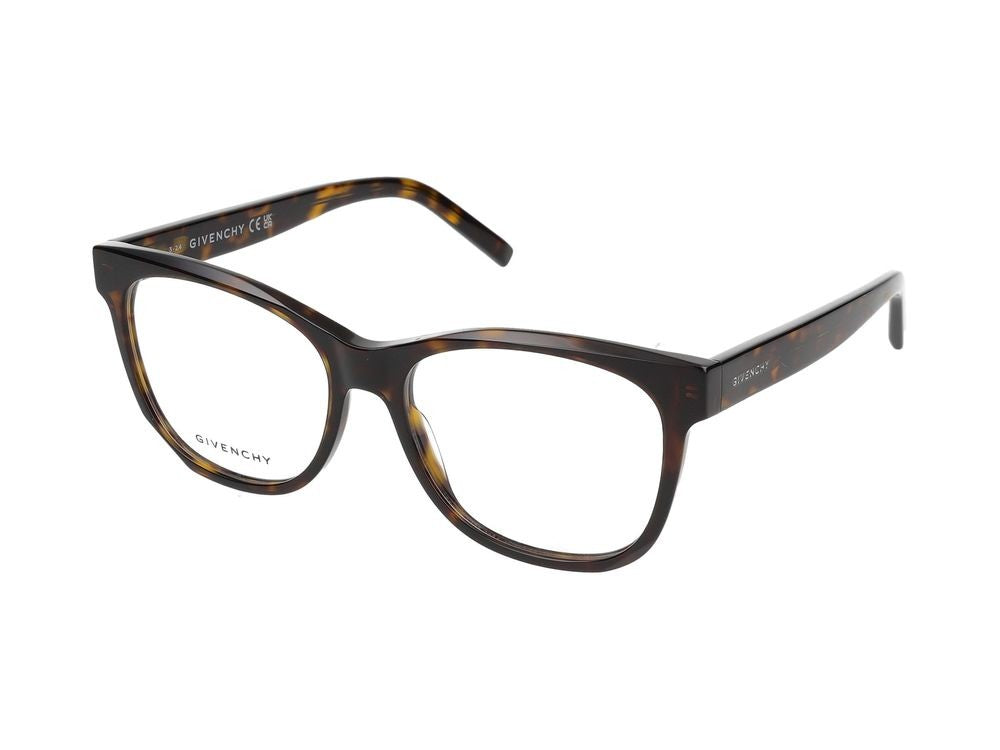 Givenchy Tortoiseshell Oversized Square Eyeglasses