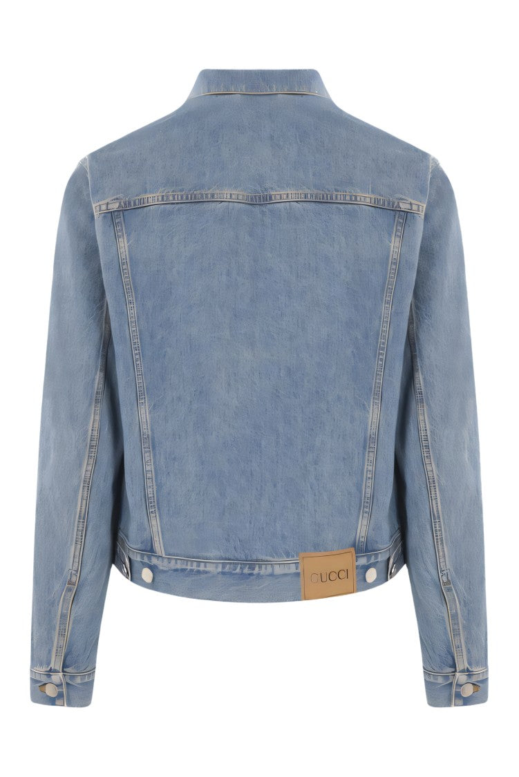 Gucci Classic Light Blue Denim Jacket