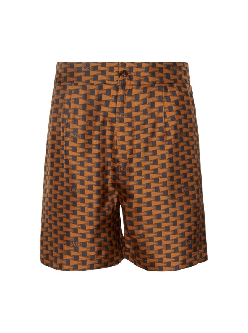 Bally Pennant Print Shorts