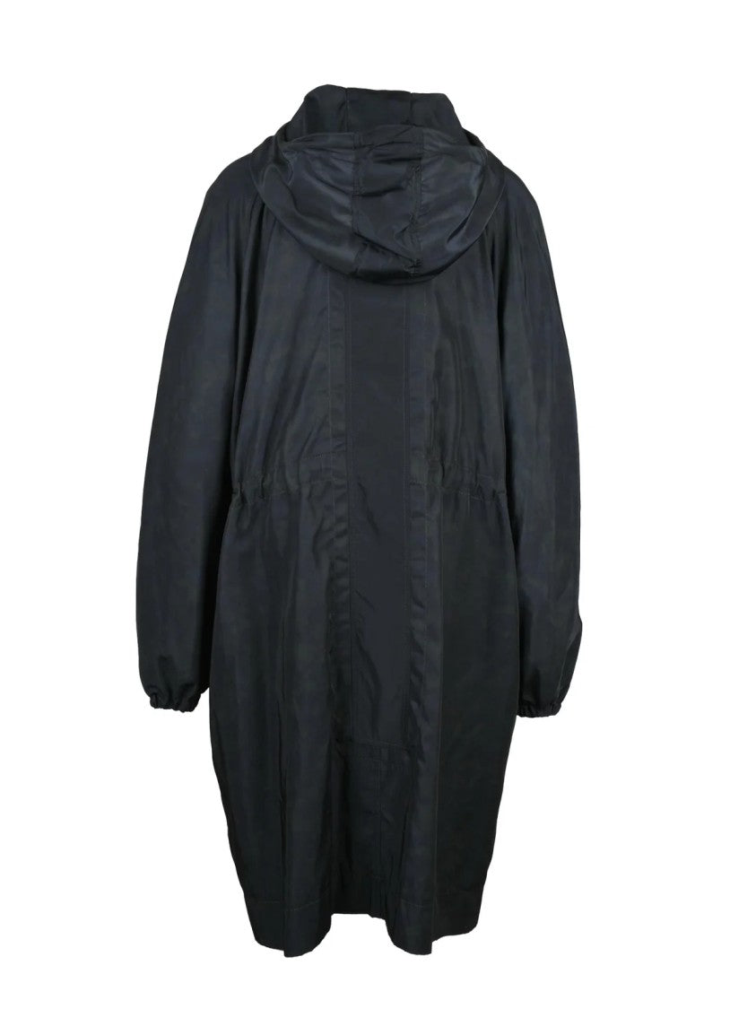Bacon Black Polyester Trevor Twill Waterproof Jacket
