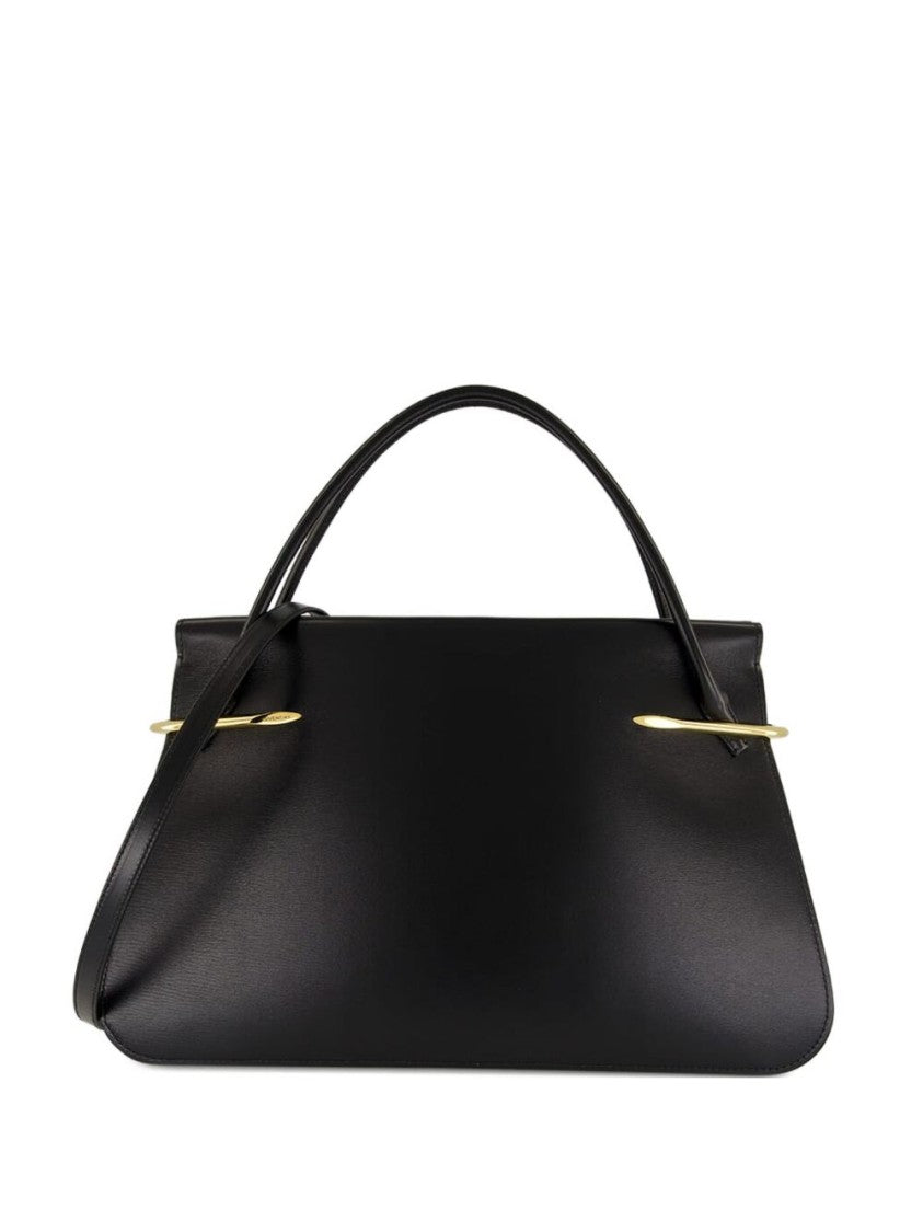 Givenchy Black Structured Trapezoidal Gold Hardware Bag