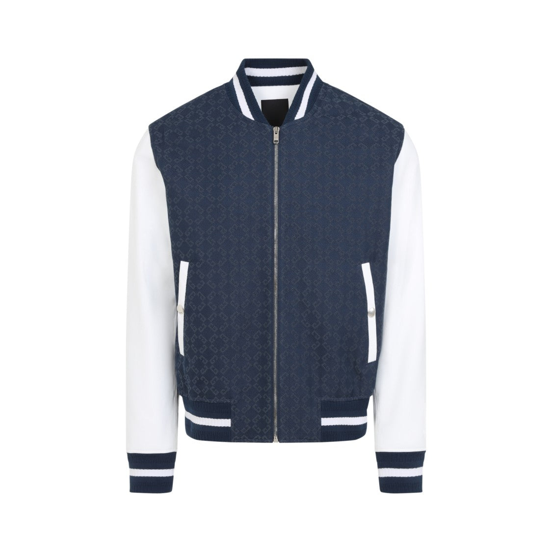 Givenchy Textured Navy Bomber Jacket