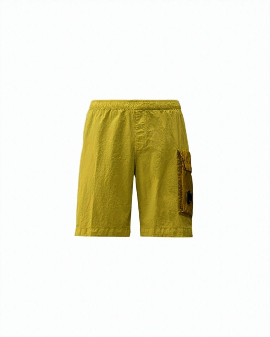 C.P. Company Utility-Inspired Mustard Yellow Shorts
