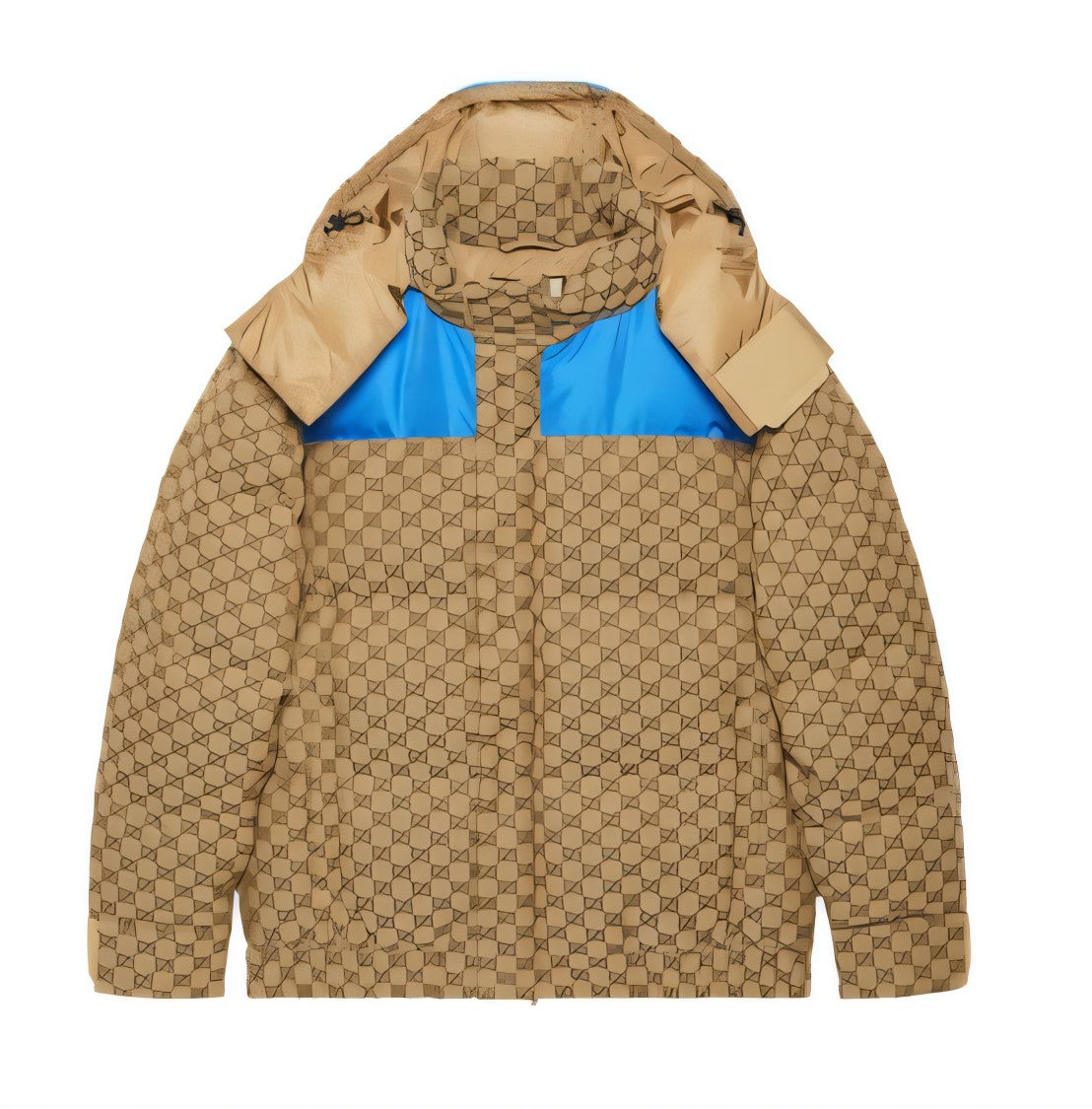 Gucci Geometric Patterned Padded Jacket