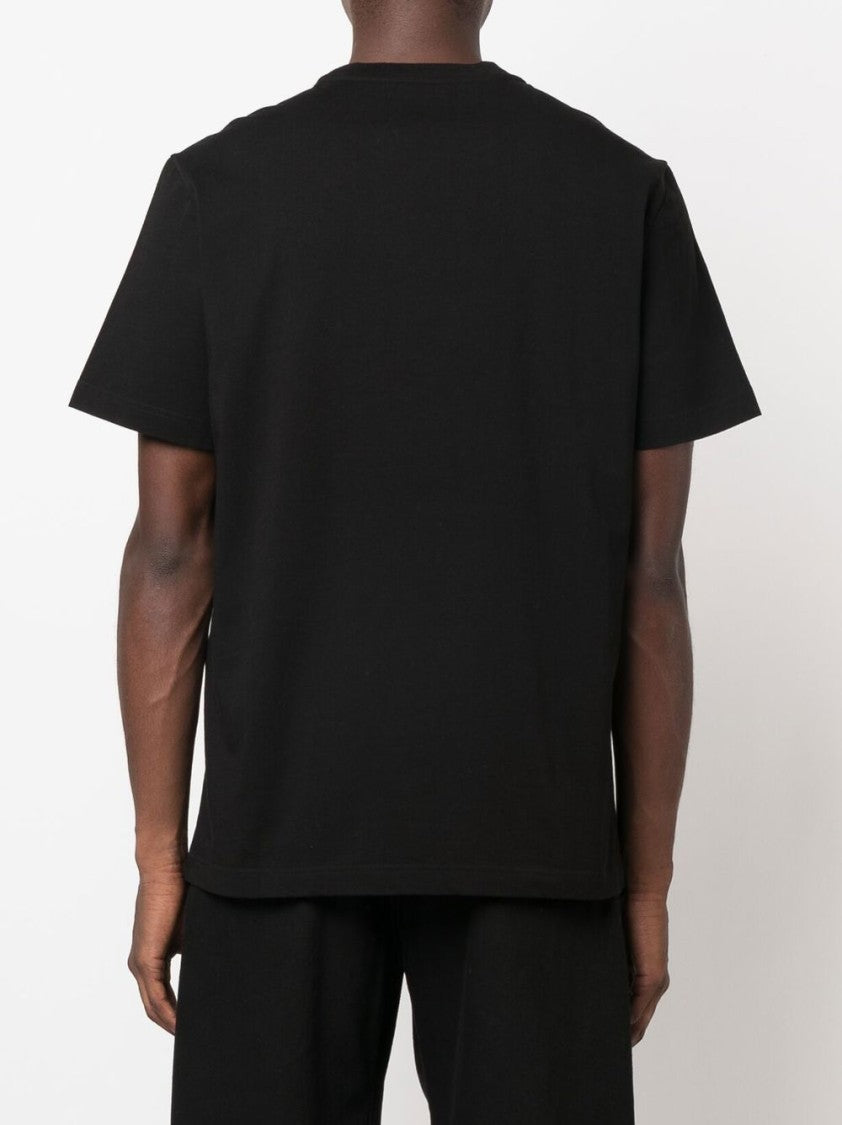 Golden Goose Black Silk And Nylon Star T-Shirt