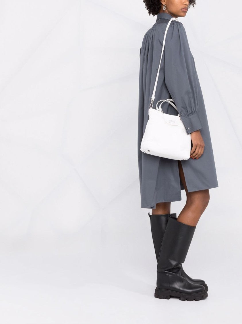 Maison Margiela Quilted Daisy-White Lambskin Bag