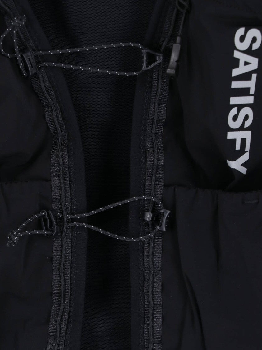 Satisfy Black Hydration Vest Multiple Pockets Jacket
