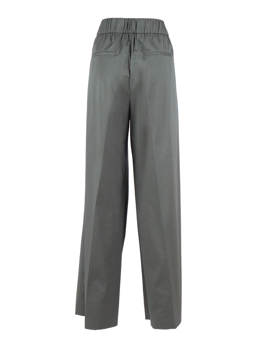 Peserico Woman Trousers Relaxed Matte Straight-Leg Pants