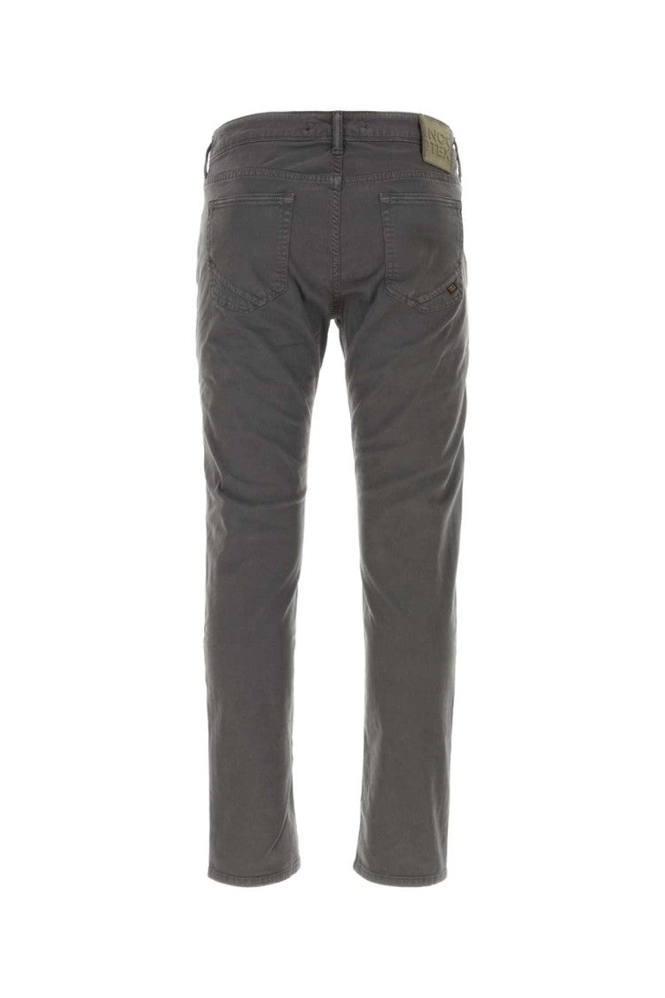 Incotex Dark Grey Stretch Cotton Pant