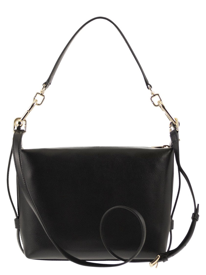 Furla Fine Embossed Leather Mini Hobo Bag