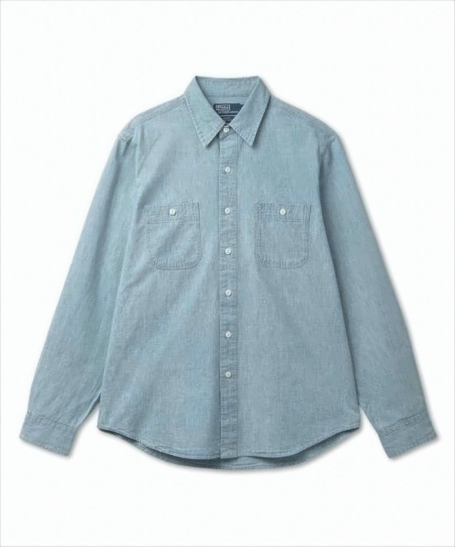 Polo Ralph Lauren Relaxed-Fit Classic Button-Down Shirt With Vintage Graphic