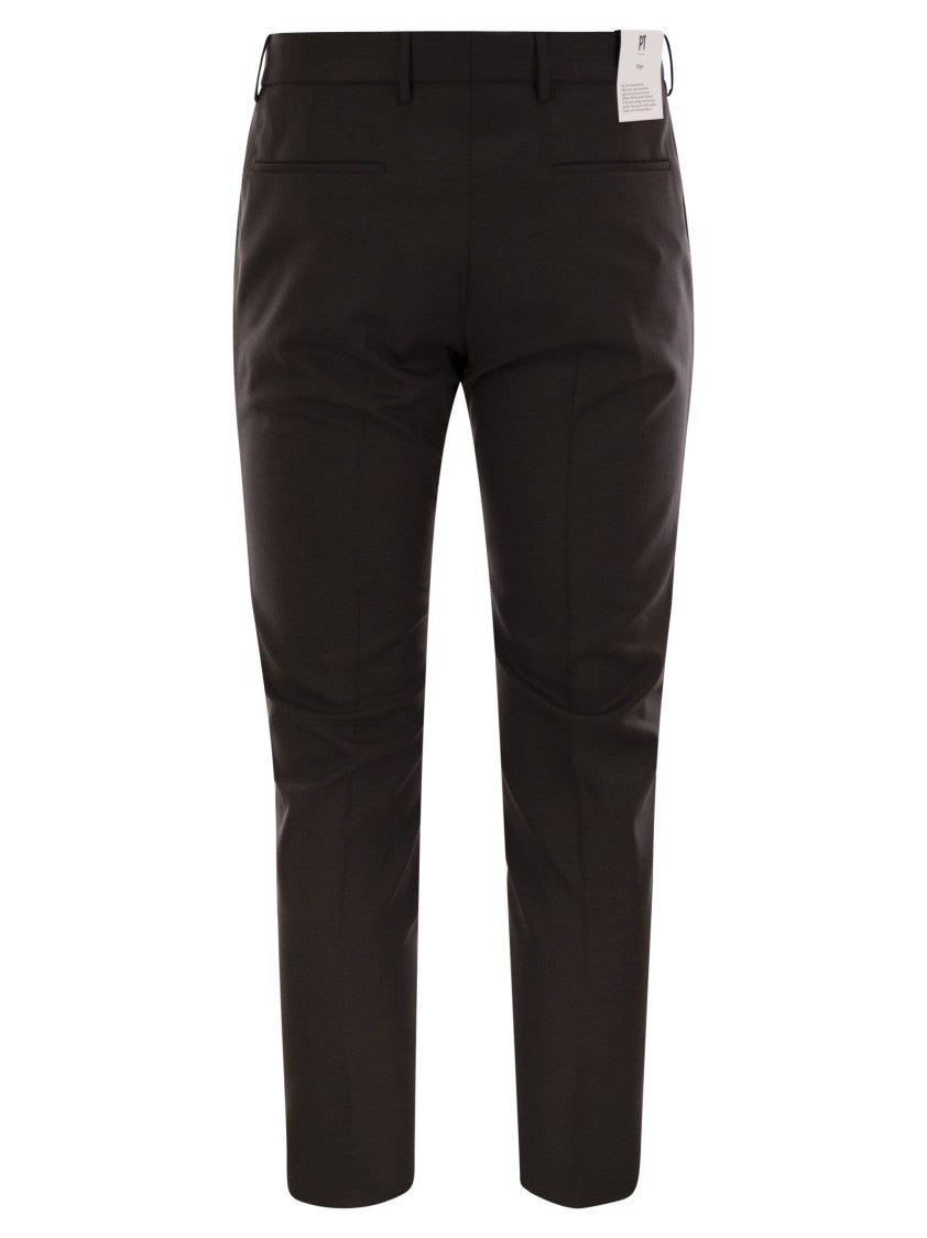 Pt Torino Dieci - Virgin Wool Trousers