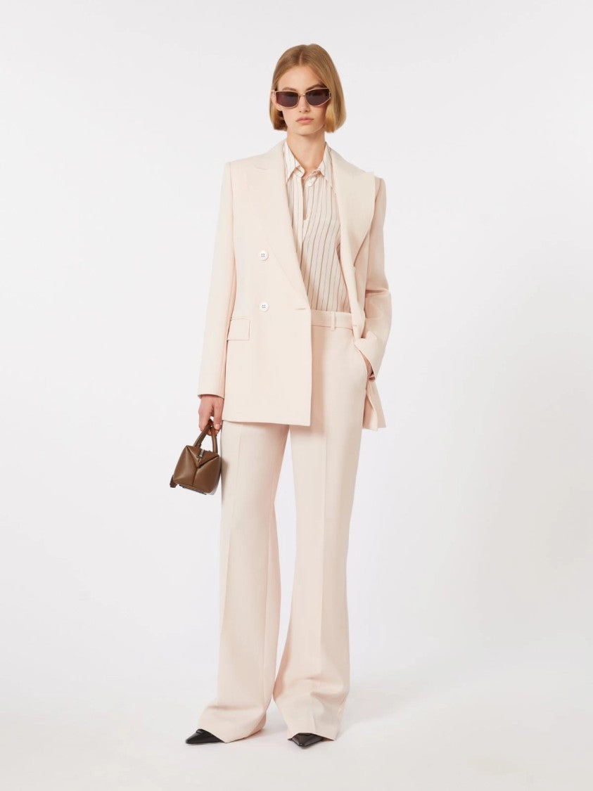 Max Mara Tailored Wide-Leg Trousers With High Waist