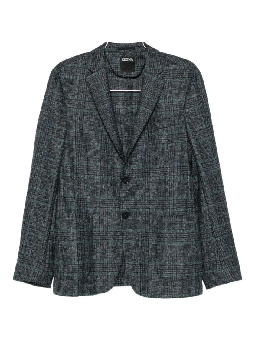 Ermenegildo Zegna Tailored Fit Jacket With Structured Shoulders