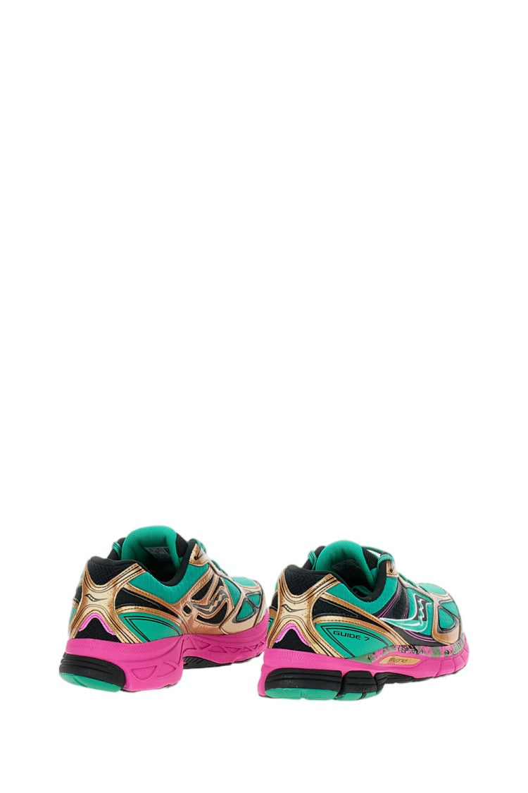Saucony Power Grid Technology Sneakers With Leather