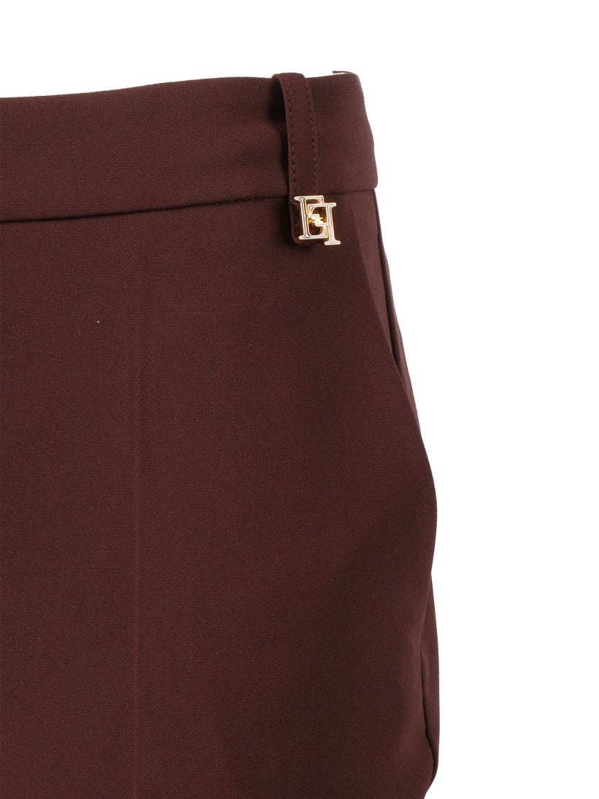 Elisabetta Franchi Straight Leg Tailored Straight-Leg Pants
