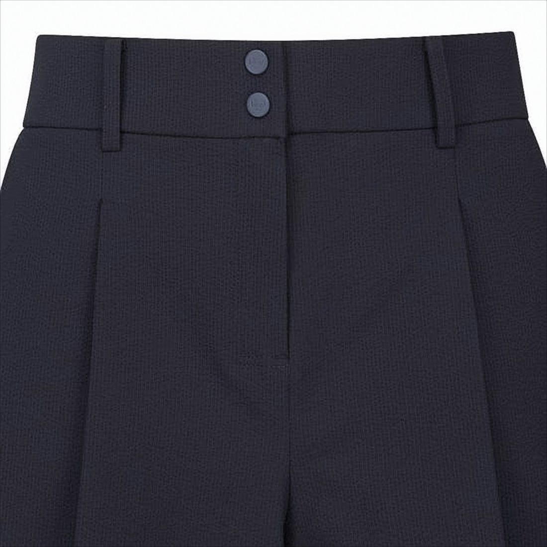 Vice Golf Tailored Blue Shorts With High Waistband And Pleated Detailing