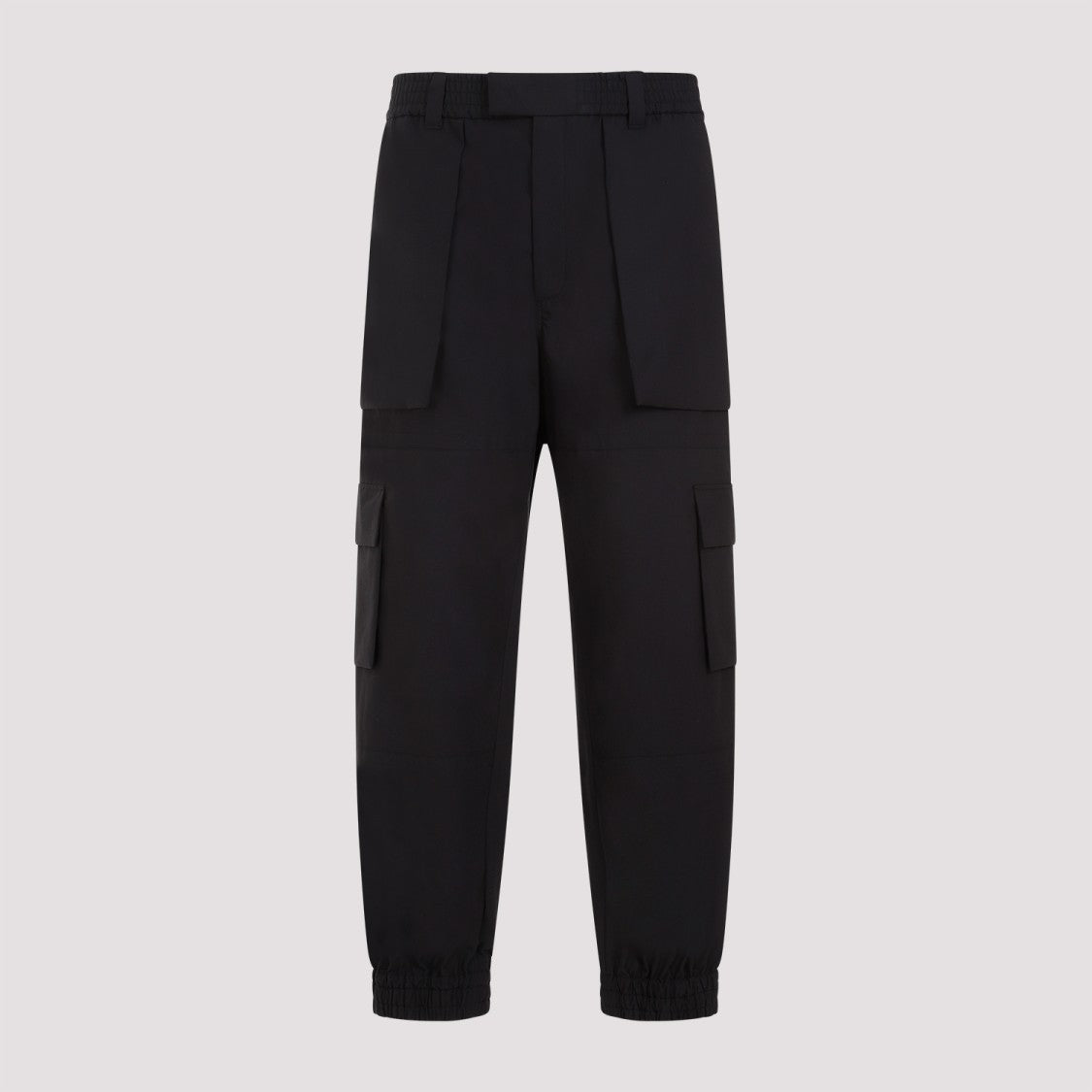 Alexander Mcqueen Black Cotton Cargo Pants