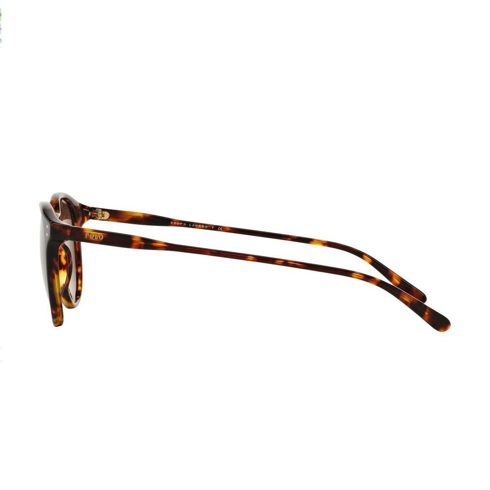Polo Ralph Lauren Ph4110 Acetate Sunglasses With Rounded Havana Frame