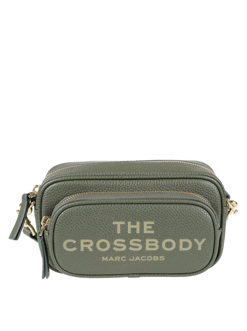 Marc Jacobs Textured Green Crossbody Bag With Adjustable Strap