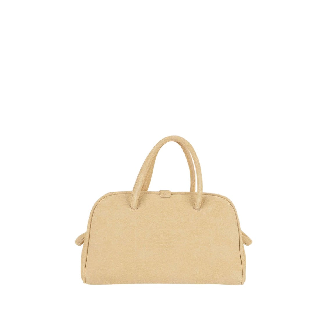 Jacquemus Yellow Il Piccolo Turismo Bow Detail Suede Tote Bag