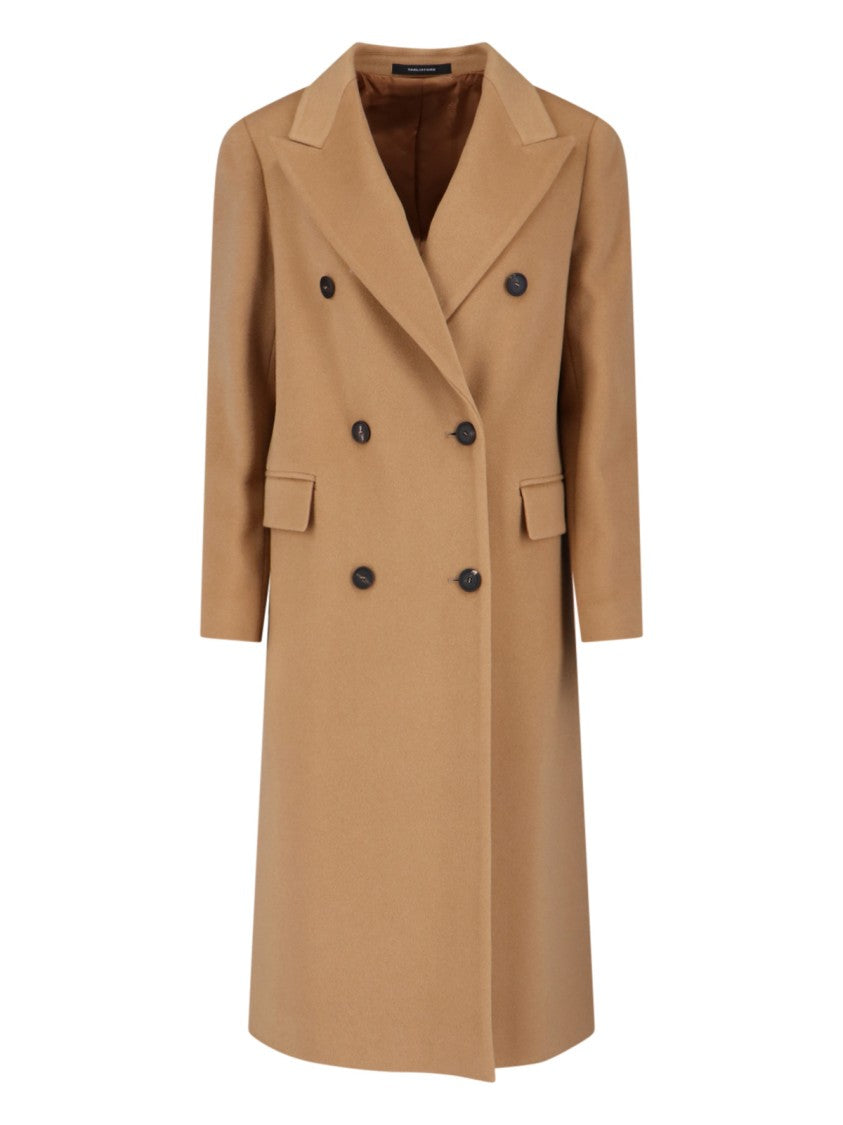 Tagliatore Jole Coat Midi Cashmere – Brown