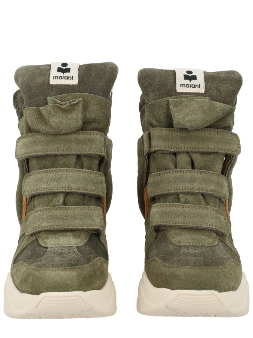 Isabel Marant Balskee Velcro Straps Wedge Sneakers
