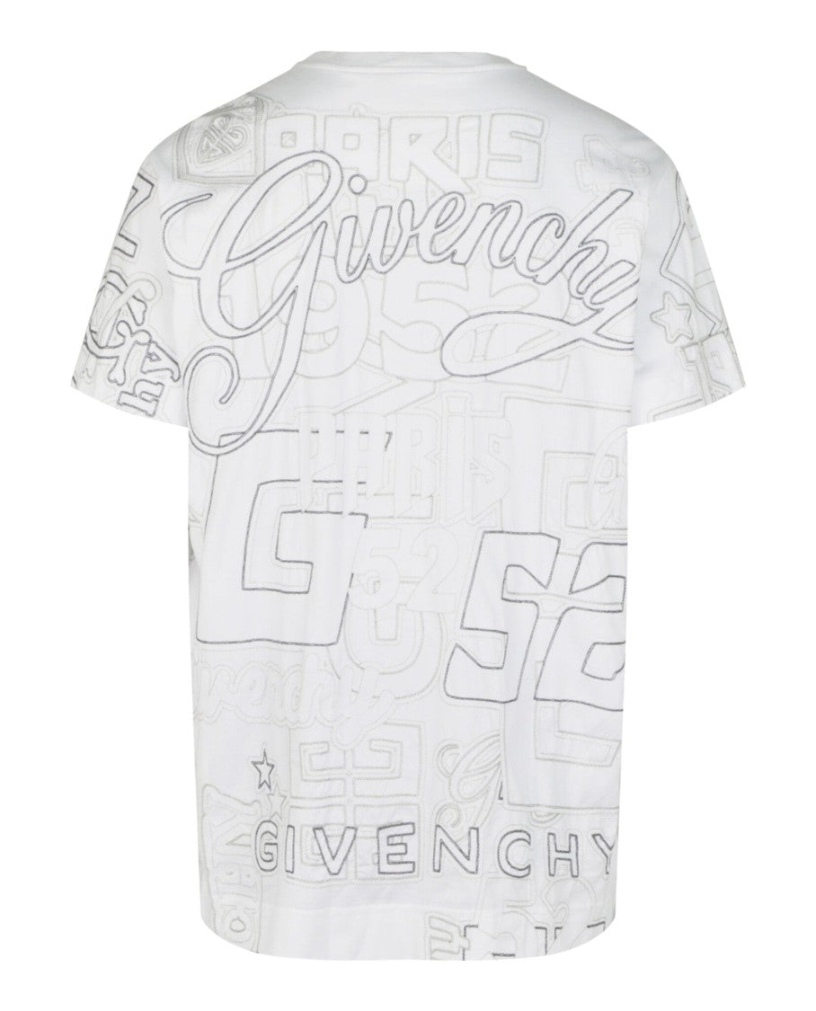 Givenchy Oversized Stitched Logo T-Shirt