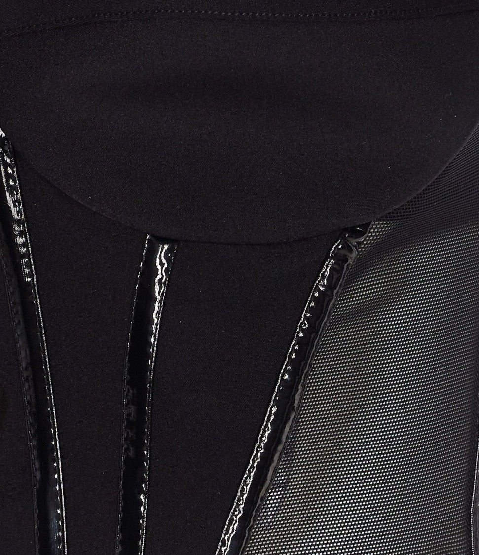 Elisabetta Franchi Classic Black Top With Flattering Silhouette