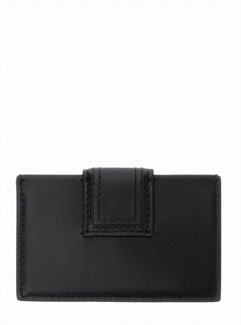 Jacquemus Black Calf Leather Cardholder