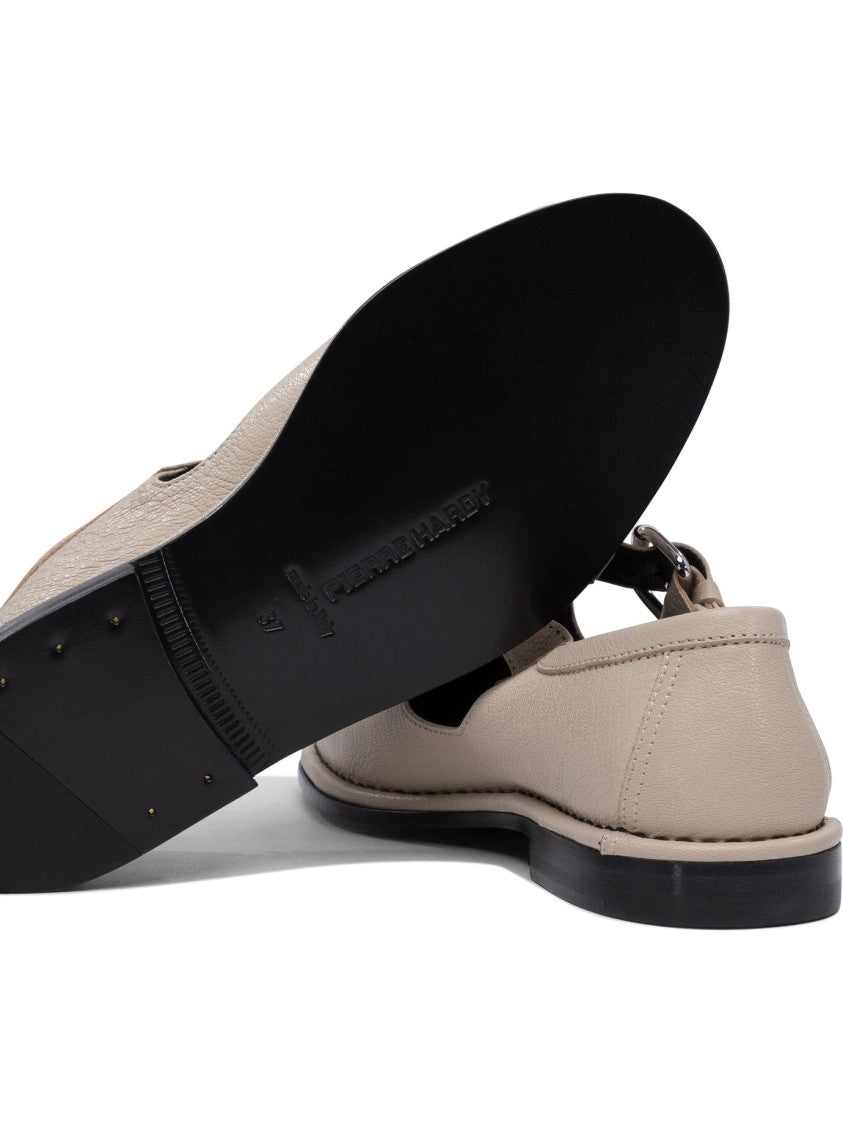 Pierre Hardy Leather Loafers With Cut-Out Detail