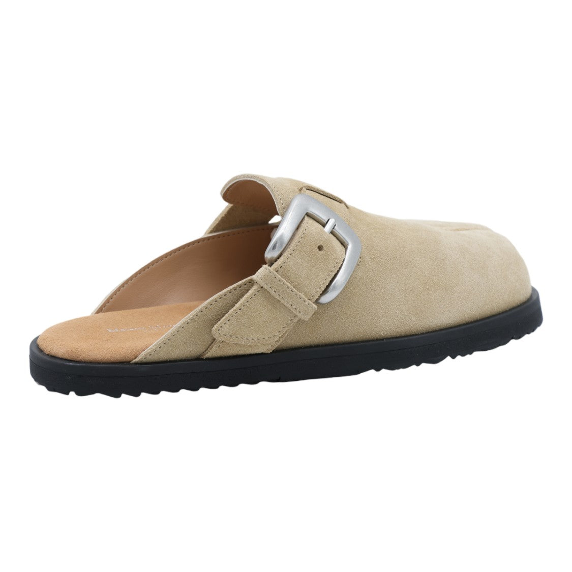 Maison Margiela Slip-On Suede Mules With Distinctive Split Toe Design