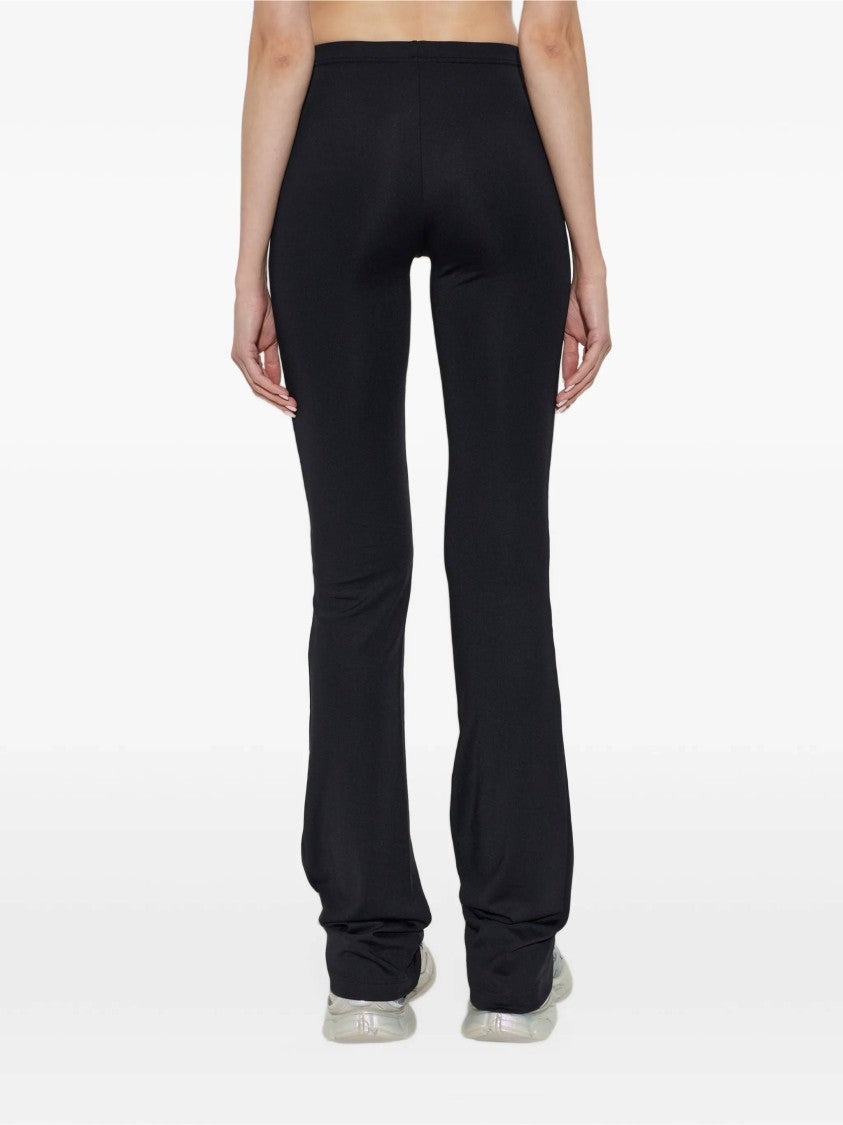 Balenciaga Flared Minimalist Logo Pants