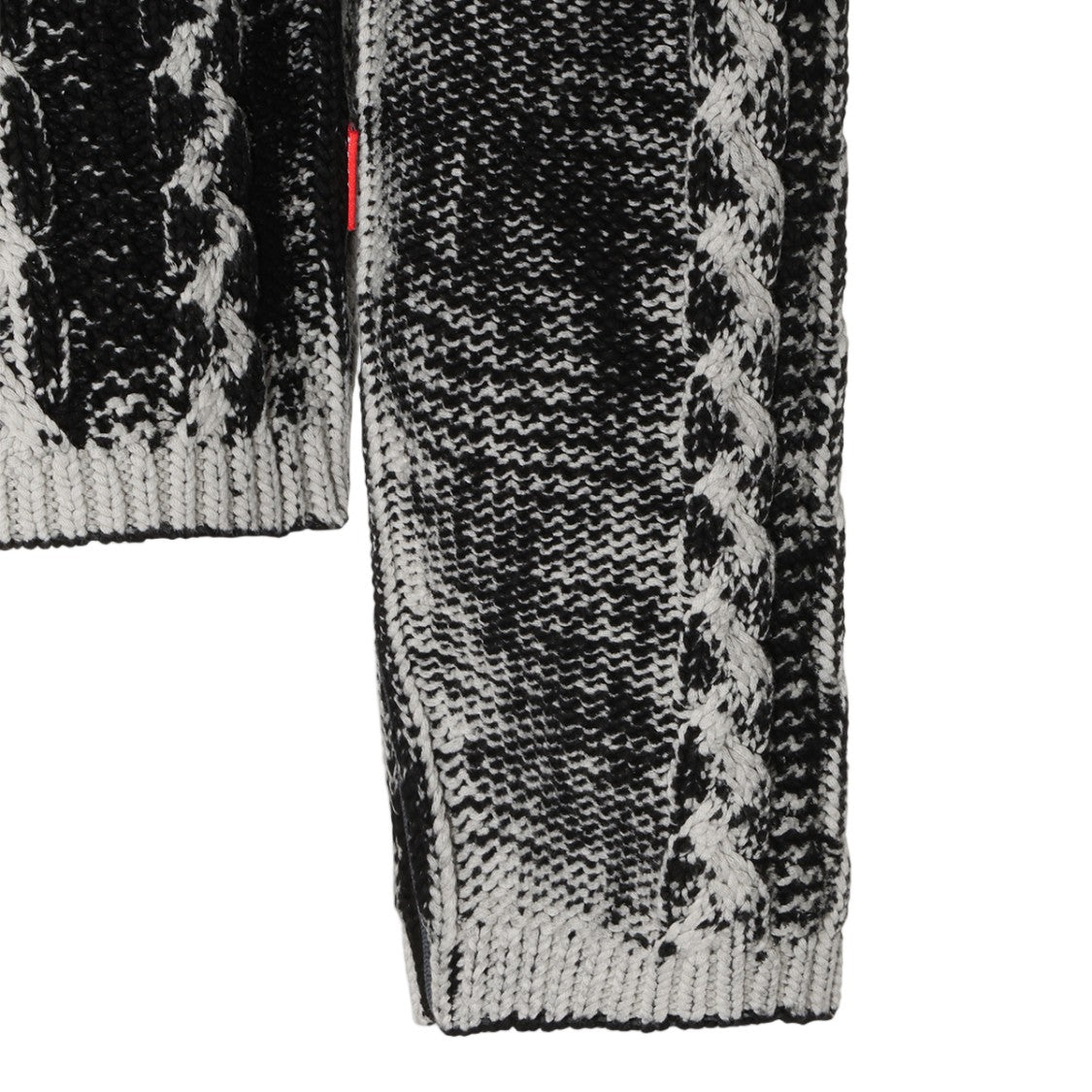 Diesel Textured Knit Sweater With Crew Neckline