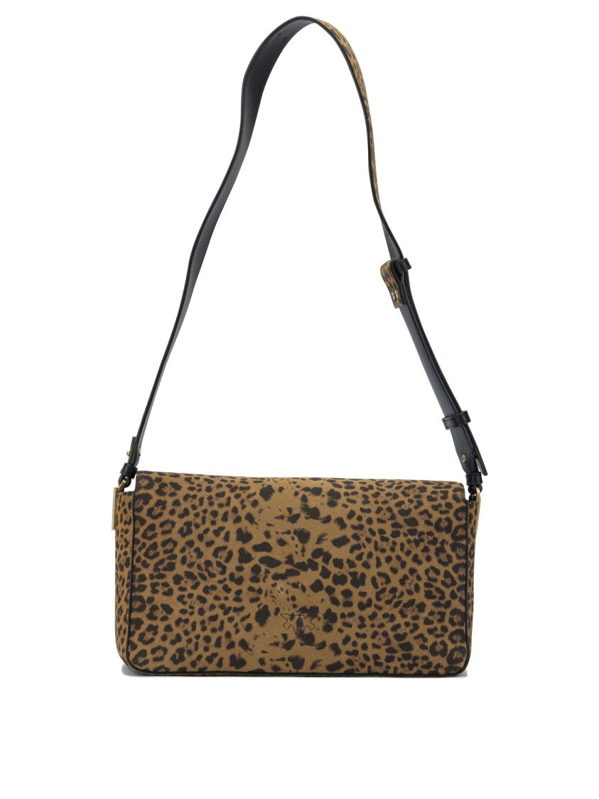 Pinko Leather Shoulder Bag