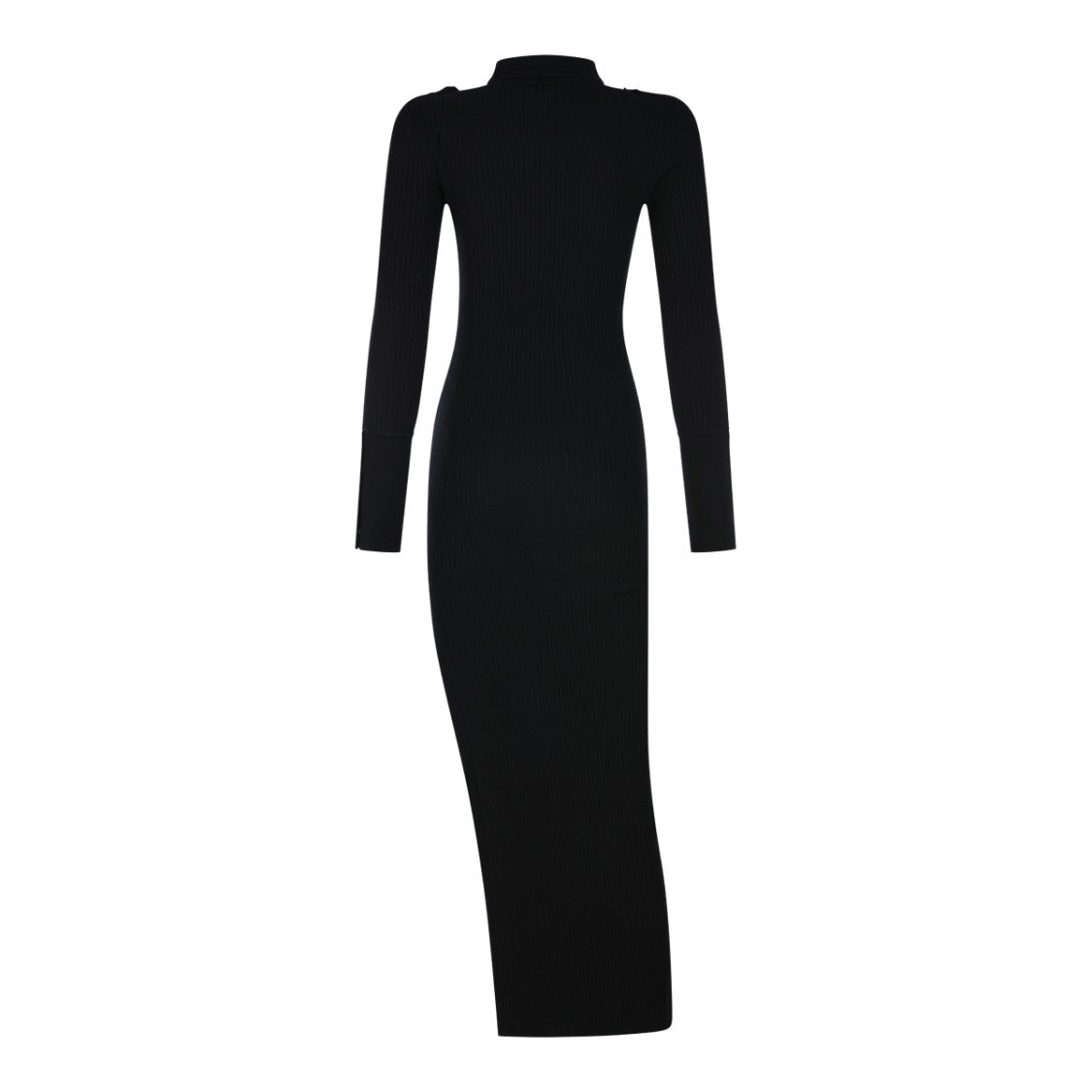 Courrèges Fitted Button Long Silhouette Maxi Dress
