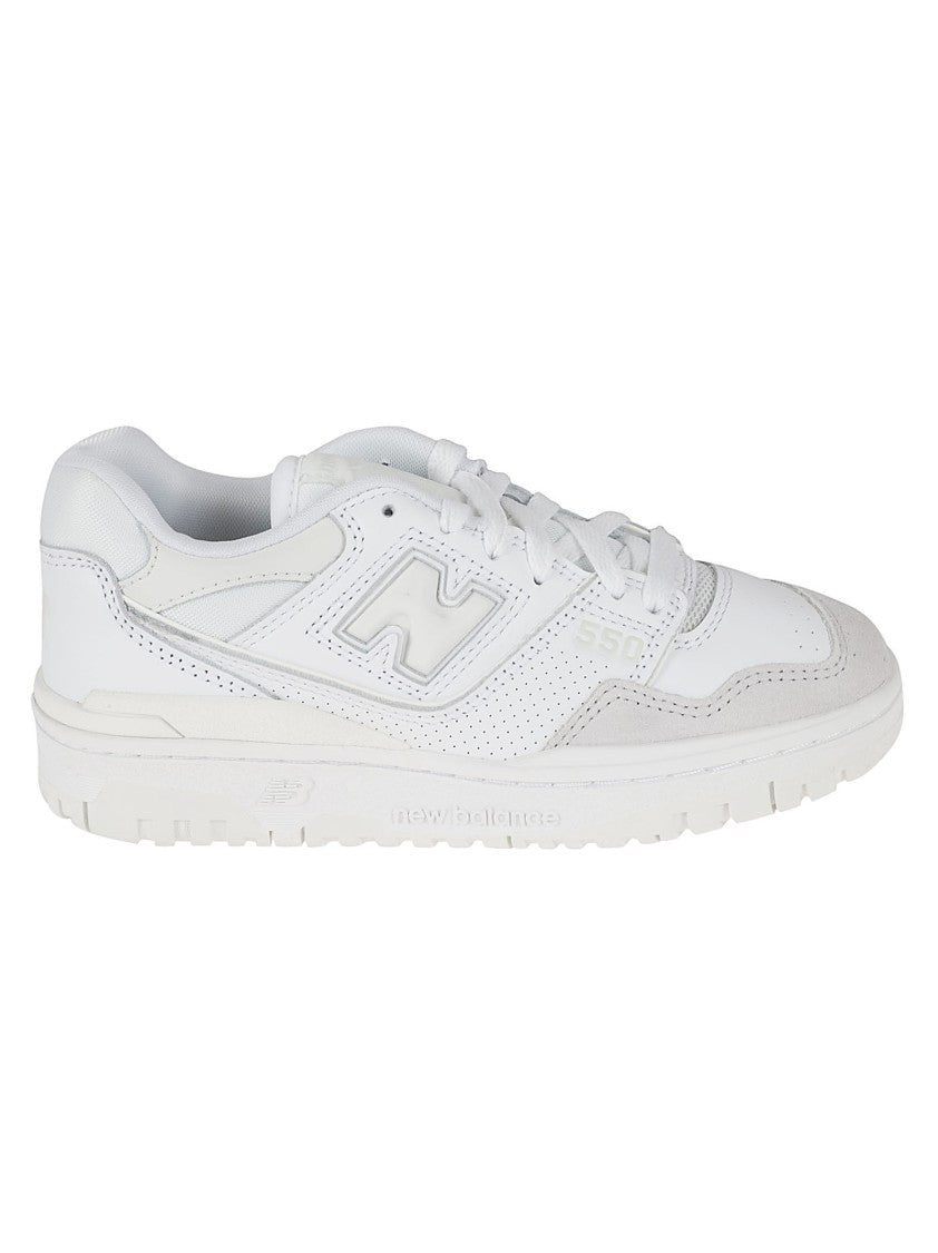 New Balance Leather And Textile Sneakers With Perforated Detailing