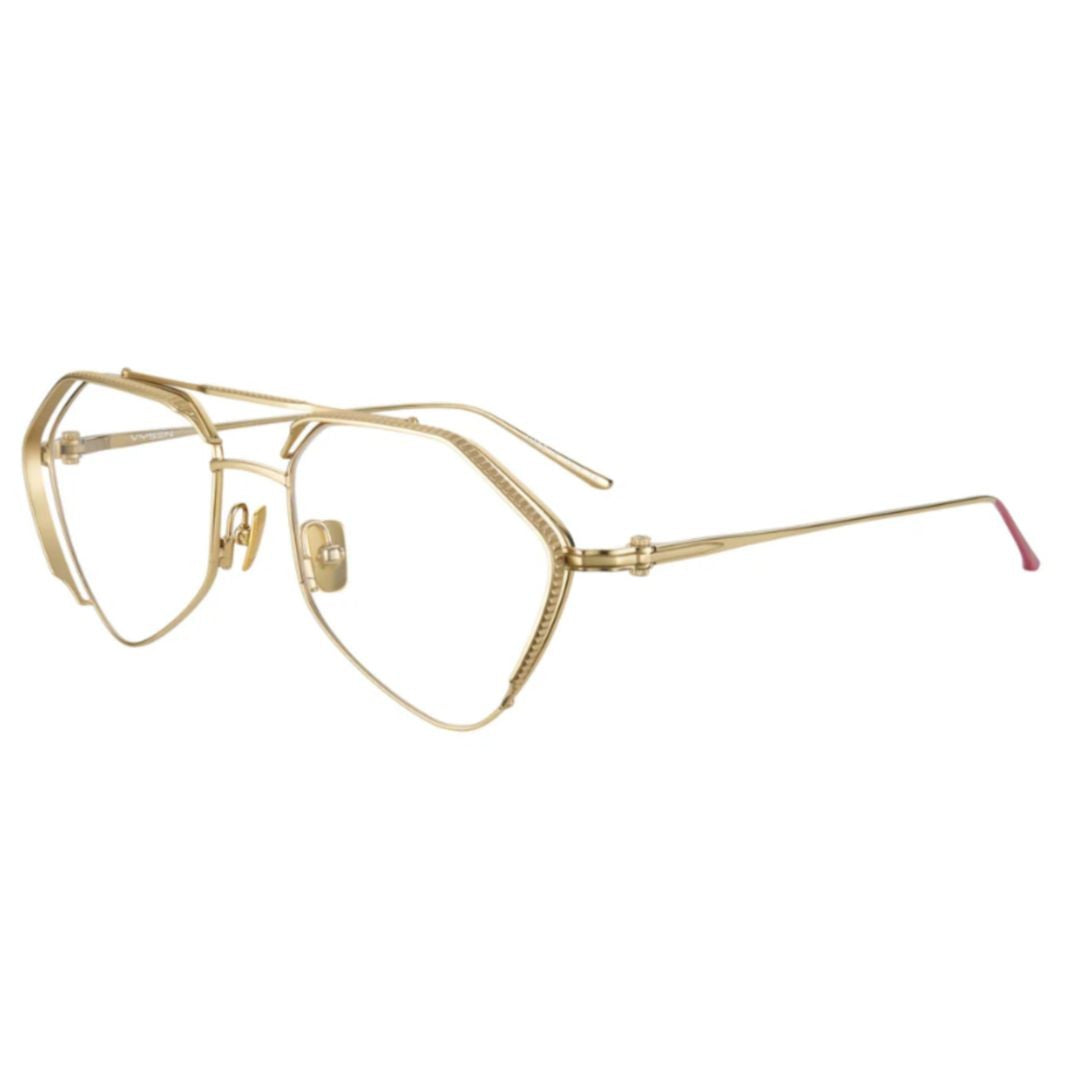 Vysen Thone Collection Tn-1 Geometric Gold-Tone Aviator Sunglasses