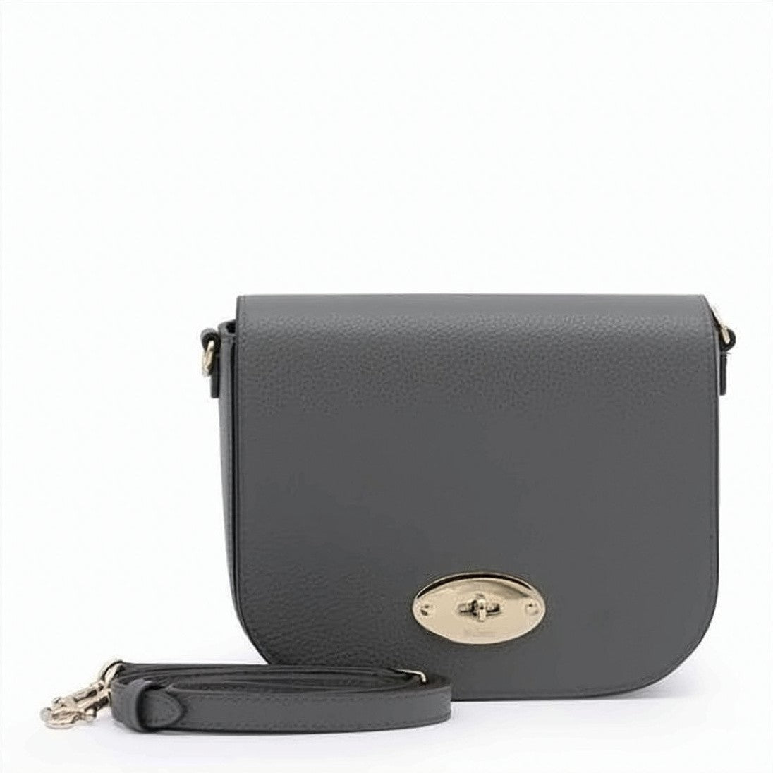 Mulberry Structured Small Satchel Bag With Gold-Tone Turn-Lock Closure