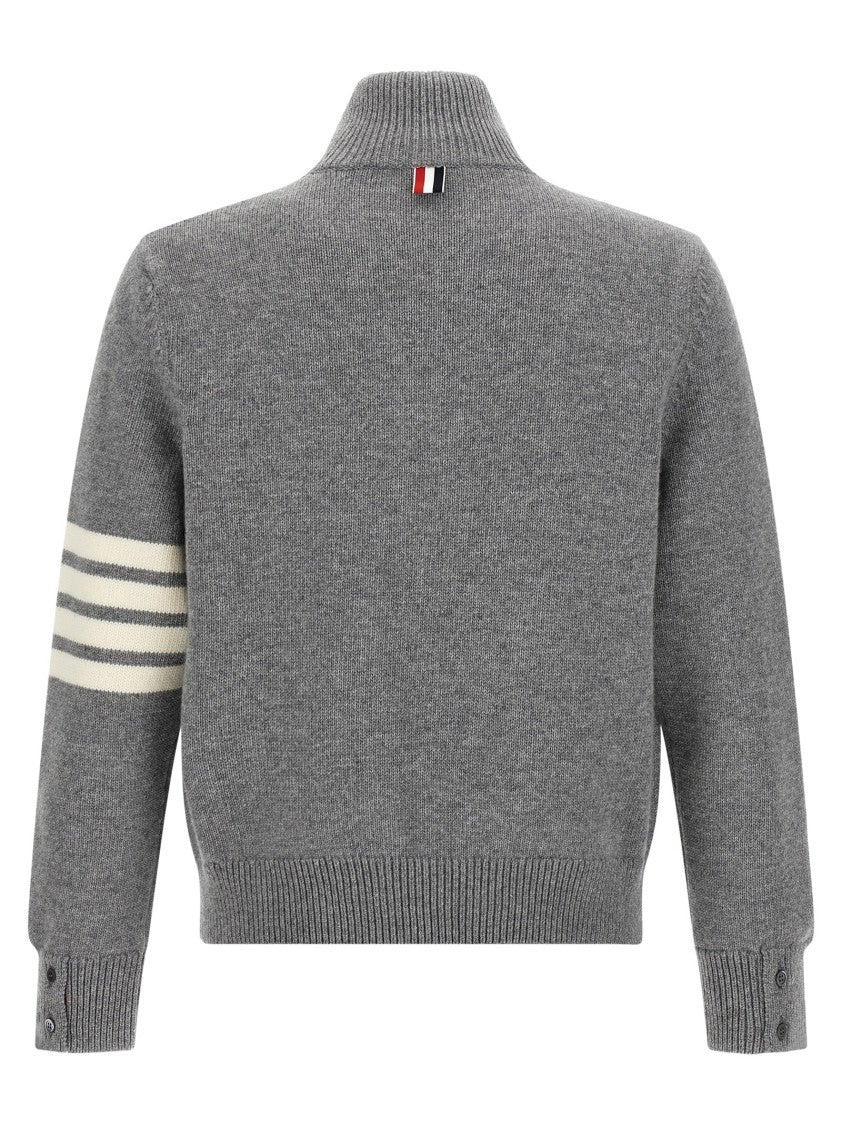 Thom Browne 4Bar Half Zip Sweater