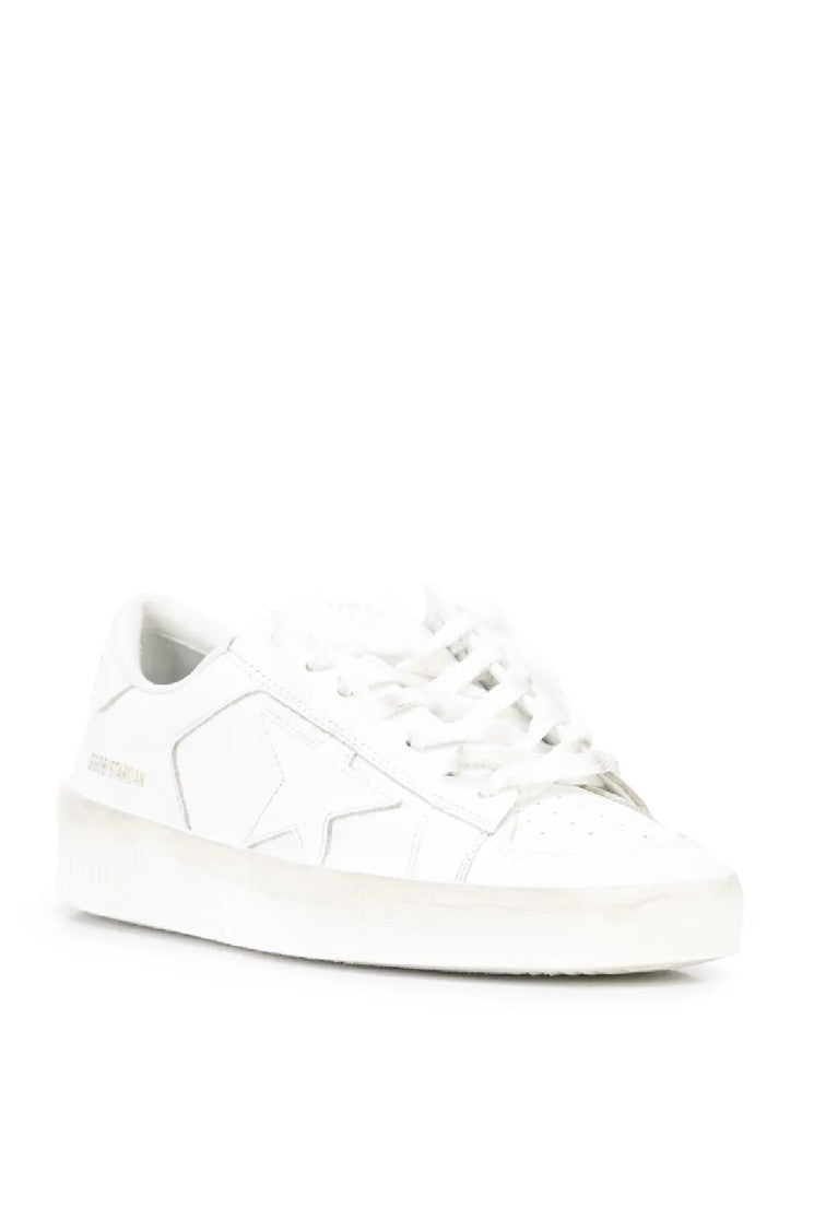 Golden Goose Low-Top White Leather Sneakers