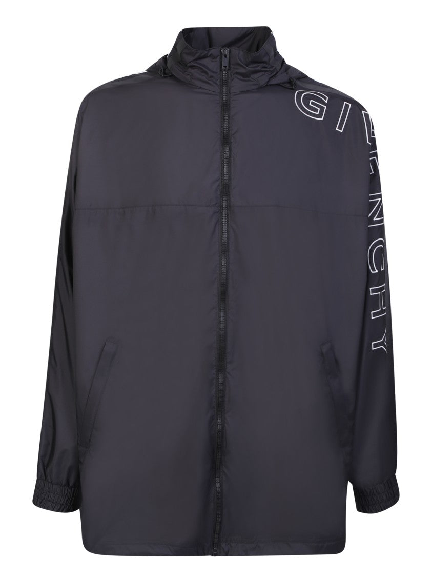 Givenchy Black Nylon Track Jacket