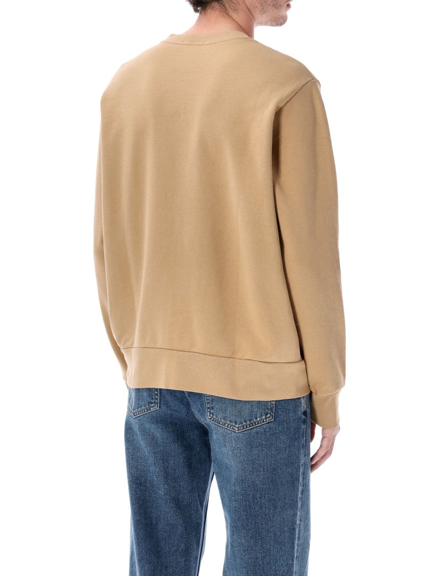 Polo Ralph Lauren Classic Rl Beige Cotton Sweatshirt