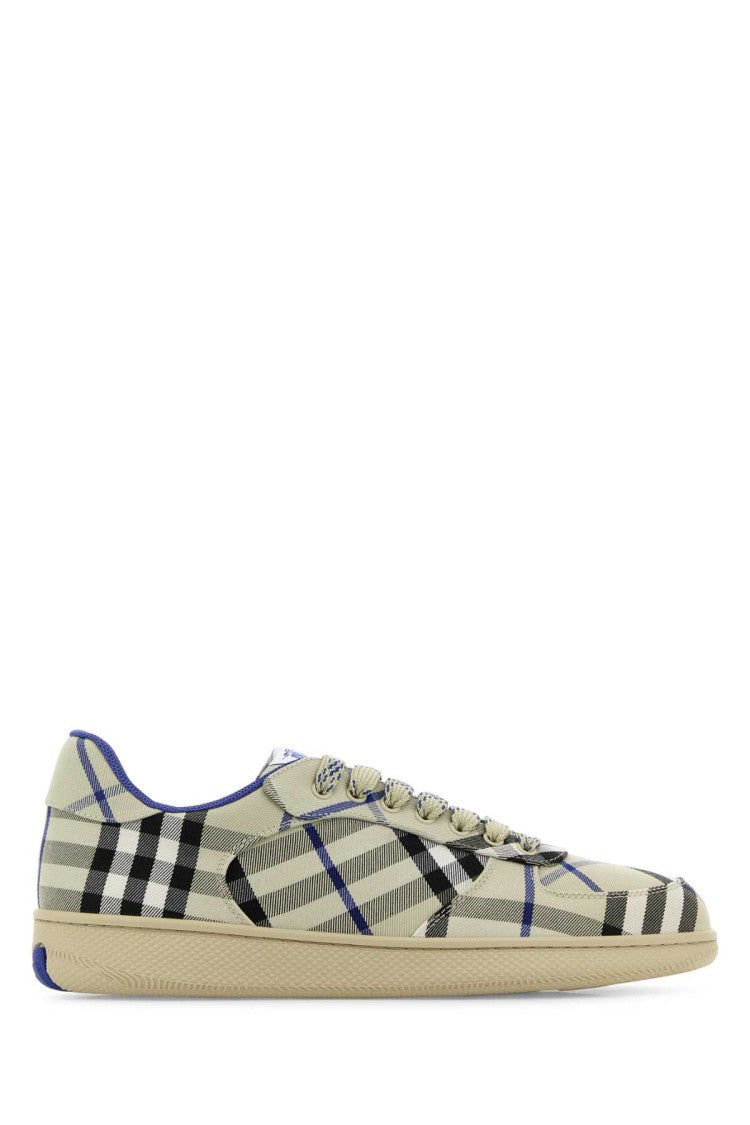 Burberry Embroidered Fabric Box Sneakers