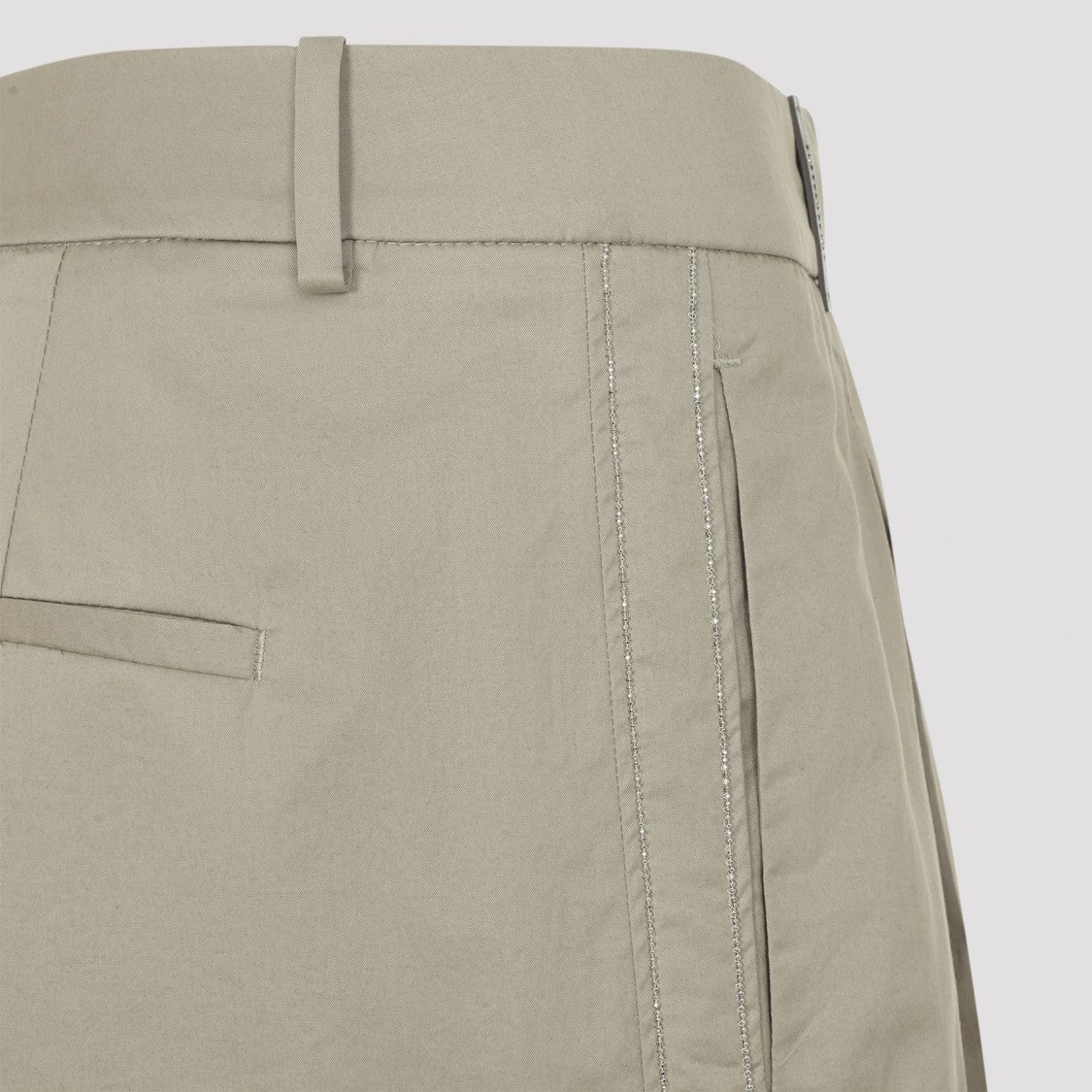 Peserico Green Cotton Pants